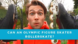 Can an Olympic Figure Skater Roller Skate?