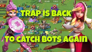 Lords Mobile - My RALLY TRAP is back! Still working? 500m might, 20m troops. K360. Eating bot users