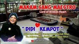 MAKAM SANG MAESTRO " DIDI KEMPOT " DI MAJASEM, KENDAL, NGAWI.