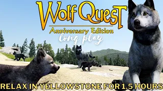 WolfQuest Longplay - Puppies! Relaxing Exploration Gameplay (No Commentary)