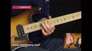 Lynyrd Skynyrd Guitar Lessons - Freebird - Guitar Solo Performance Licklibrary