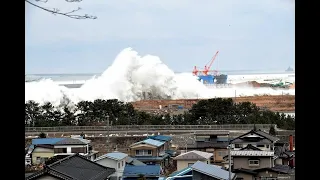 Great East Japan Tsunami in Kuji, Iwate Prefecture (Compilation)