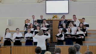 ❣️ Песня о страданиях Христа |✝️ На кресте распят ✝️| А Капелла 🎹| Хор СКБИ 🎼