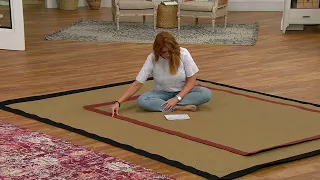 Veranda Living Classic Solid Border In/Outdoor Rug Collection on QVC