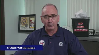 UAW president updates negotiations