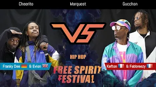 Free Spirit Festival 2019 Championship // Franky Dee & Evion vs Kefton & Fabbreezy // Hip Hop -Final