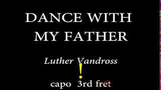 DANCE WITH MY FATHER - Luther Vandross (Easy Chords and Lyrics)