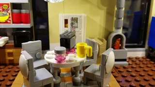 Original Ghostbusters Firehouse Lego set complete with lighting kit!