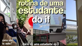 como é a rotina de uma estudante do if (como funcionam as aulas, campus, recreio, biblioteca & more)