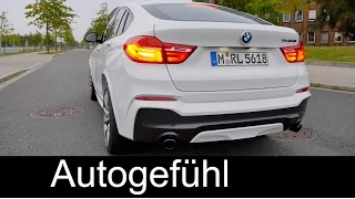 Sound check BMW X4 M40i with acceleration motorway - Autogefühl