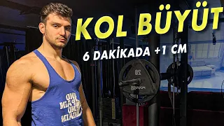 Evde Dambıl ile Efsane Kol Antrenmanı! // 6 Dakikada 1CM Kol Büyüt !