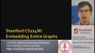 Stanford CS224W: Machine Learning with Graphs | 2021 | Lecture 3.3 - Embedding Entire Graphs