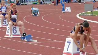 Klara Koščak (CRO) 400 m Hurdles women 58.21 4th Place Balkan Championships Craiova 2022