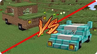 COCHE DE 1$ VS COCHE DE 1.000.000$ EN MINECRAFT