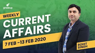 Weekly Current Affairs (7 - 13 Feb) for UPSC & State PCS Exams | Gradeup