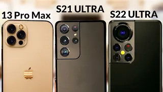 iPhone 13 Pro Max VS Samsung Galaxy S22 Ultra VS Samsung Galaxy S21 Ultra -  Latest Leaks & Rumours