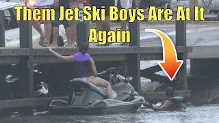 Them Jet Ski Boys At it Again!! | Miami Boat Ramps | Wavy Boats | Broncos Guru