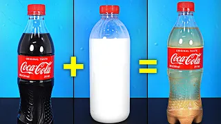 Cola VS Milk Fun Science Experiment! How To Extract Casein From Milk! | CaptainScience
