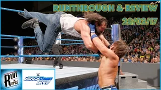 WWE Smackdown Live runthrough & review 28/02/17 (02/28/17) AJ Styles vs Luke Harper