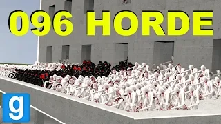 SCP-096 HORDE IN HOTEL SURVIVAL! - Garry's mod sandbox