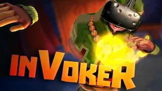 2 PLAYER WIZARD BATTLES IN VR - InVokeR Gameplay - HTC Vive VR Gameplay