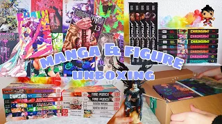 manga & figure haul/unboxing || 30+ volumes 📚