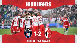 #LNPB #SerieBKT 34a gior. // Highlights Pisa-Bari 1-2