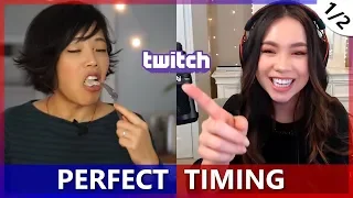 Top 100 Perfect Timing on Twitch! 👌 (1/2)