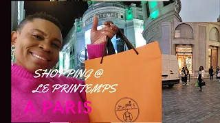 SHOPPING @LE PRINTEMPS A PARIS| SolviaMode