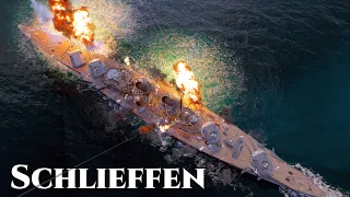 World of Warships: Schlieffen - Awesome PTS Secondary Sound Effects