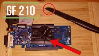 EXPERIMENT 1000 degree KNIFE VS GEFORCE 210