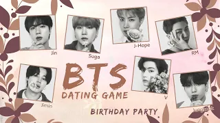BTS Dating Game | Birthday Party | STORY Version | KPOP DATING GAMES