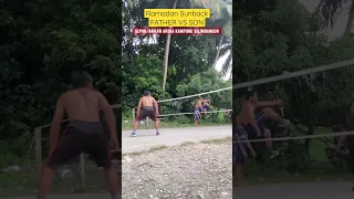 Father VS Son #sepaktakraw#sabah#shorts#shorts#shortvideo#viral#sunback