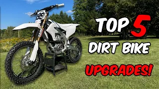 Top 5 MUST HAVE Dirt Bike Upgrades!