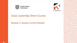 Free Short Course: Introduction to CyberOps - Module 3