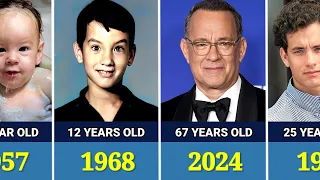 Tom Hanks - Transformation From 1 to 67 Years Old
