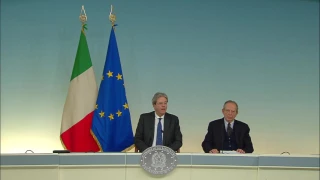 Conferenza stampa del Consiglio dei Ministri n. 5 (22/12/2016)