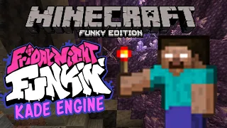 Friday Night Funkin' VS Minecraft Funky Edition - Pillaged Caves Demo FNF MOD