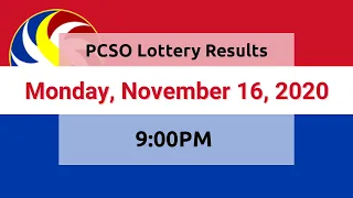 Lotto Results Today Monday, November 16, 2020 9PM PCSO 6/55 6/45