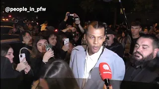 Stromae et Coralie Barbier - Balmain Spring Summer 2023 fashion show in Paris - 28.09.2022