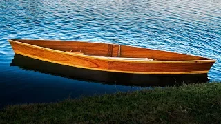 Wooden Boat Building Time Lapse 14-Foot "Hero 2" Pirogue (Flat-Bottomed Canoe)