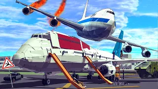 Airport Accidents - Airplane Crashes & Unplanned Landings! #11   AIR CRASH! Besiege plane crash