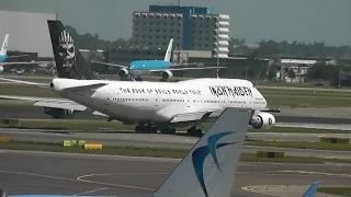 Amsterdam Schiphol's Panorama Viewing terrace (Inc. IRON MAIDEN's ED FORCE ONE!!!)