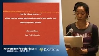 "African American Women Vocalists and the Sound of Race, Gender, and Authenticity in Rock and Roll"