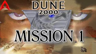 Dune 2000 gameplay OpenRA || Atreides Mission 1a/b (hard)