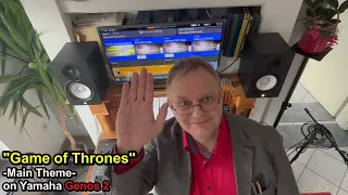 "Game of Thrones" -Main Title Theme on Yamaha Genos 2