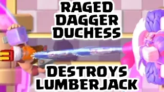 DAGGER DUCHESS + MIRRORED RAGE = INCINERATED LUMBERJACK