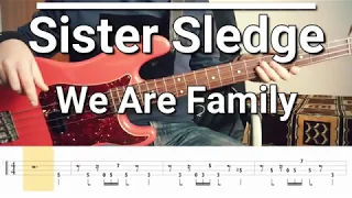 Sister Sledge - We Are Family (Bass Cover) TABS