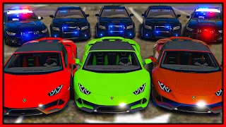 GTA 5 Roleplay - LAMBORGHINI CREW MAKING COPS MAD | RedlineRP