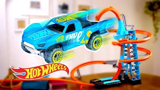 ¡EL ÚLTIMO DESAFÍO DE CHOQUES AÉREOS Y PISTA SOBRE TIERRA! 💥🐲 | Labs Unlimited | Hot Wheels